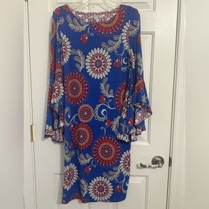 Shelby & Palmer Vibrant Floral Dress